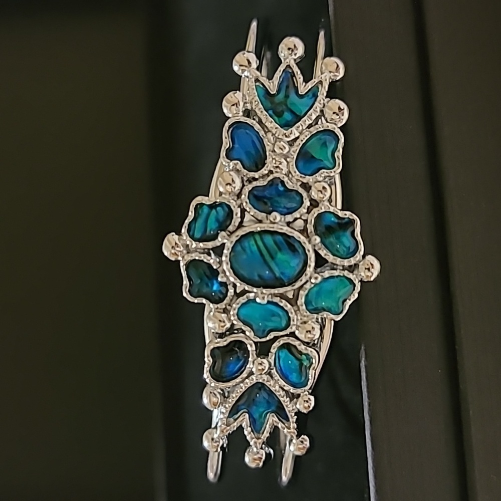 Abalone bangle bracelet